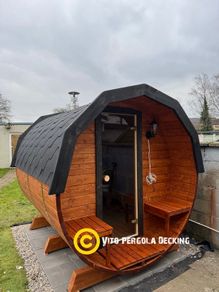 Barrel sauna