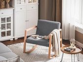 Rocking chair light grey FREE DELIVERY