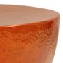 Coffee Table Hammered Aluminium 70x30 cm Copper Image 8