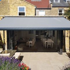 Electric Awning with Led Lights , full cassette