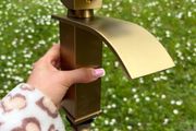 Gold brass water tap