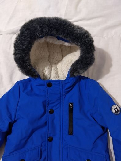 Warm Fleece Lined Hooded Jacket