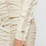 Maniere De Voir Cropped Leather Polo Top UK 8 Image 4