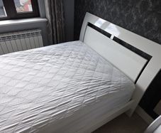 White Double Bed for Sale  Standard double bed in good condition. White colour. Mattress included for free.  Ready for collection.