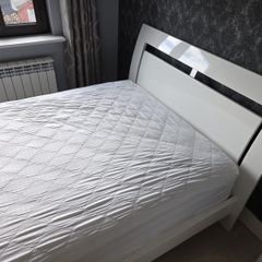 White Double Bed for Sale  Standard double bed in good condition. White colour. Mattress included for free.  Ready for collection.