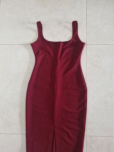 Bodycon dress Burgundy s. S/M
