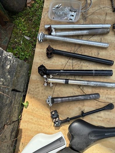 Job lot of bicycle parts