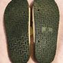 White and cream leather sandals with gold buckles size 40 Image 5