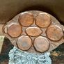 Superb Art Nouveau Style Vintage Handcarved Tray with Lilypad Design Image 2