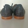 Black Glitter Tassel Loafers Size 6 Image 4