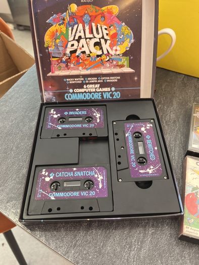 Rare Vintage Commodore VIC-20 Game Collection - 12 Titles (Retro Job Lot)