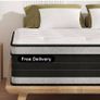 King Size Mattress Hybrid Mattress Medium Firm 150x200x30cm 12 inch, 2000 Pocket Springs, Gel Memory Foam, 7 Zone Support, Motion Isolation for Comfort Sleep Image 5