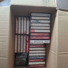 Box of 70 Cassette tapes