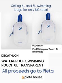 Decathlon Tribord Waterproof Swimming Pouch | 3L & 6L | Brand New | Pool | Beach | Travel