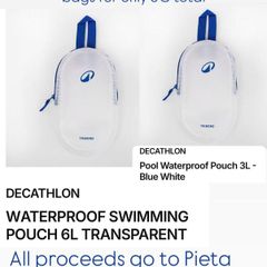 Decathlon Tribord Waterproof Swimming Pouch | 3L & 6L | Brand New | Pool | Beach | Travel