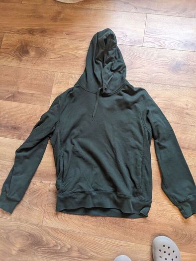 Men's Olive Green Pullover Fleece Hoodie