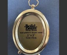 Vintage Solid Brass Picture Frame