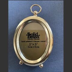 Vintage Solid Brass Picture Frame