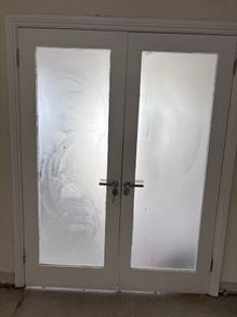 glass doors