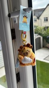 Legami Tiny Super Soft Giraffe Plush Key Ring