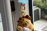 Legami Tiny Super Soft Giraffe Plush Key Ring