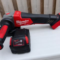 Milwaukee M18 FUEL Angle Grinder + Battery Excellent Working Order
