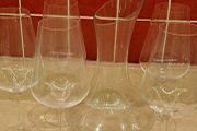 Carafe and wine glasses