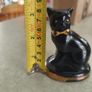 Lucky ceramic black cat with gold gilding | vintage Irish pottery, of unknown maker Image 5