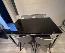 Chrome Mirrored  Kitchen / Dinning table