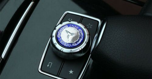 29mm Multimedia Control Button Knob Emblem Sticker Badge Logo for Mercedes Benz Merc