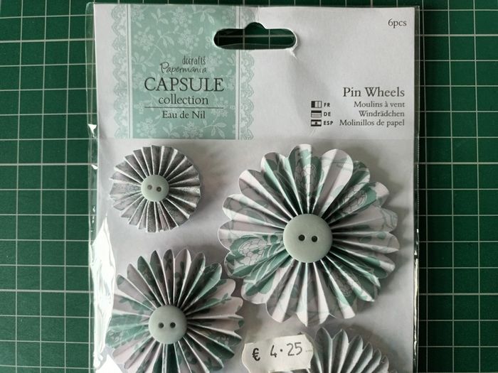 Pin Wheels - Eau de Nil