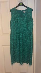 Precis Green Lace Dress size 12