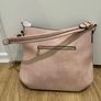 Ladies pink handbag Image 2