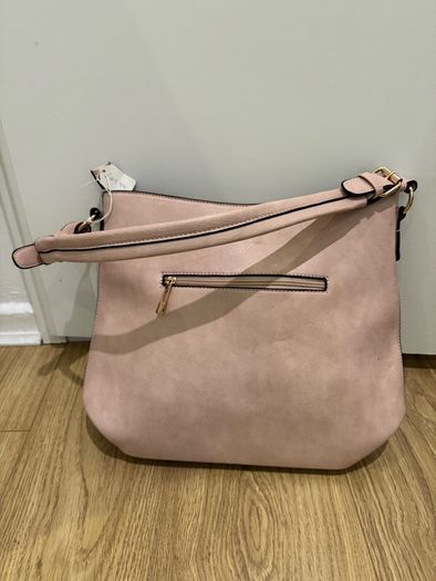 Ladies pink handbag