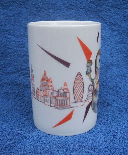 2012 SUMMER OLYMPICS (30th Olympiad) - an official merchandise mug featuring mascot Wenlock