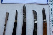 Two Antique and Two contempory pocket pen knives.