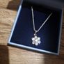 Newbridge silver floral cup pendant Image 4