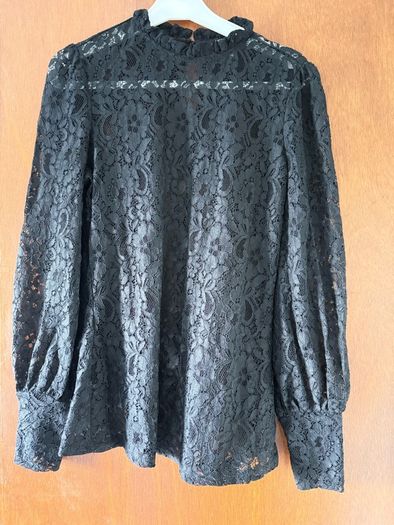 blouse black XS elegant
