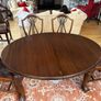 Oval Mahogany Table (extends to seat 8ppl) & six chairs Image 3