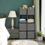 6-Cube Storage System with 6 Fabric Boxes - Free Delivery Nationwide Image 9