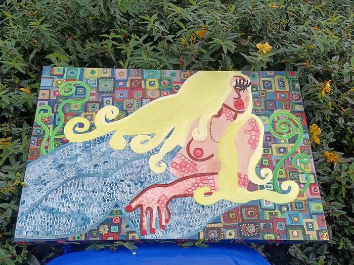 Lucia Cullinane Large Acrylic on Canvas