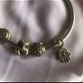 pandora bracelet & 4 charms Image 7