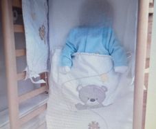 Bouncer and cot