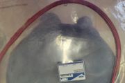 Ford Sierra MK2 Front Bumper Red Trim Moulding - Genuine Ford OE 6567690 NOS