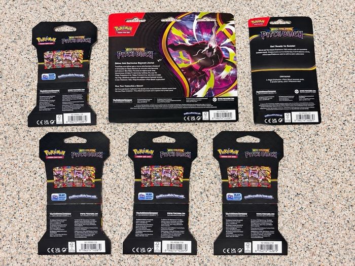 Pokemon Mega Evolutions Pitch Black Booster TCG Bundle Packs