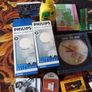 Garage & Household Clearance Job Lot. Vintage Lights, Darts, Clock & Storage Tub Image 5