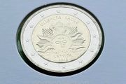 Latvia 2019 year Uncirculated 2 Euro coin.
