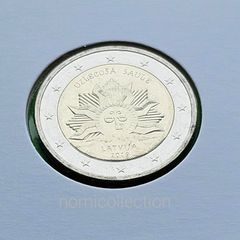 Latvia 2019 year Uncirculated 2 Euro coin.