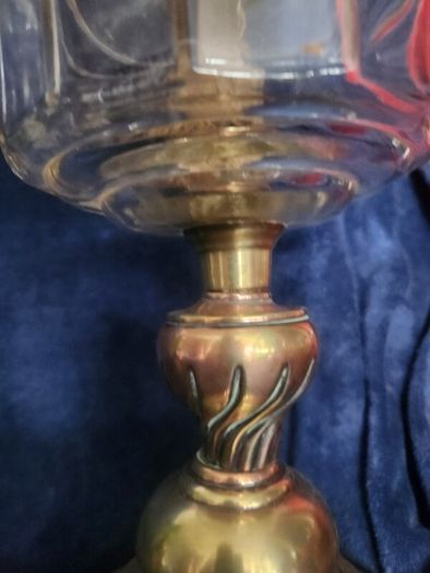 Victorian oil lamps