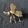3 brass bees. Solid brass. Image 3
